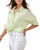 Soft Satin Drop Shoulder Classic Blouse