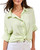 Soft Satin Drop Shoulder Classic Blouse