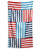Freeport Stripe Microfiber Beach Towel