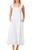 White Eyelet Bow Back Midi Dress