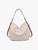Hailey Canvas Hobo Shoulder Bag with Covertible Strap