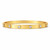 Nell Bezel Bangle Bracelet