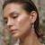 Gage Oversized Link Earrings in Silver