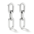 Gage Oversized Link Earrings in Silver