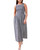 Gingham Sleeveless Smocked Summer Midi Dress