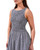 Gingham Sleeveless Smocked Summer Midi Dress
