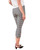 Gingham Pull-On Capri Pants
