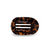 Round Small Flat Hair Clip - Tortoise