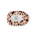 Round Medium Flat Hair Clip - Blonde Tortoise