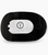 Round Medium Flat Hair Clip - Black