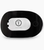Round Medium Flat Hair Clip - Black