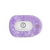Round Large Flat Hair Clip - Lavender