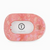 Round Medium Flat Hair Clip - Dreamsicle