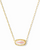 Elisa Mama Script Short Pendant Necklace - Gold IMOP