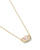 Elisa Mama Script Short Pendant Necklace - Gold IMOP