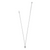 Ferrara Lacrima Petite Necklace - Silver