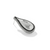 Ferrara Lacrima Post Earrings - Silver