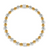 Meridian Petite Stretch Bracelet - Two Tone