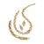 Meridian Aurora Link Post Drop Earrings - Gold