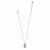 Ferrara Lacrima Necklace - Silver