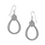 Mosaic Nova French Wire Earrings - Two Tone