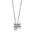 Enchanting Gem Dragonfly Necklace - Silver