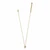 Enchanting Gem Hummingbird Necklace - Gold