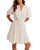 Floral Eyelet Puff Sleeve Mini Dress