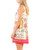 Pink Floral Print Sleeveless Shift Dress