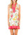 Pink Floral Print Sleeveless Shift Dress