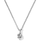 Parker Knot Short Pendant Necklace - Vintage Silver