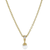 Pearl Pendant Pedra do Mar Necklace - Gold 8mm