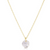 Reflection Charm Necklace - Gold April