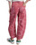 Washed Red Bandana Print Barrel Leg Jeans