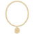 Inspire America Gold Disc 3mm Beaded Bracelet