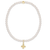 Classic Pearl 3mm Beaded Bracelet - Signature Gold Cross