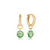 Reflection Charm Huggie Hoop Earrings - August