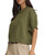 Short Sleeve Rib Trim Crop Sweater