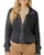 Cotton Washed Ribbed Zip-Up Sweater