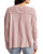 Washed Waffle Contrast Long Sleeve Pocket Top