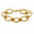 Ruby Oval Chain Bracelet – Gold