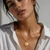 Catherine Blank Medallion Pendant Necklace – Gold
