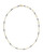 Courtney Enamel Link and Chain Necklace in Gold