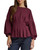 Pleated Waist Balloon Sleeve Top