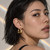 Ellie Vail Carina Sculptural Mini Hoop Earrings