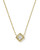 Kendra Scott Mallory Crystal Short Pendant in Gold