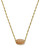 Kendra Scott Elisa Riveted Short Pendant Necklace in Vintage Gold
