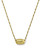 Kendra Scott Elisa Riveted Short Pendant Necklace in Vintage Gold