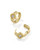 Kendra Scott Mallory Crystal Huggie Earrings in Gold