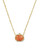 Kendra Scott Pumpkin Short Pendant Necklace in Gold